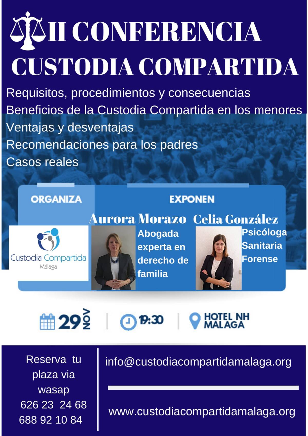 II Conferencia Custodia Compartida (I) Notas&nbsp;legales